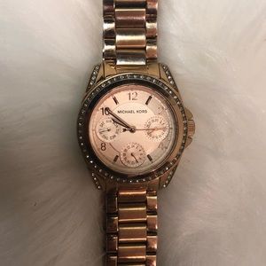 Michael Kors rose gold watch